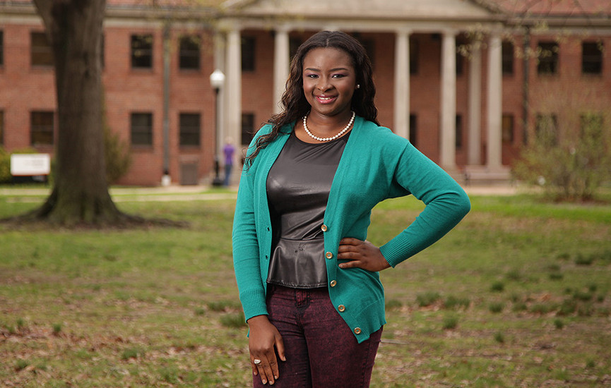 Bosede Afolami, a Nigerian native who lives in Memphis, received her finance degree from UT Martin in May at age 19. She also was honored as one of the three Meek Award winners.