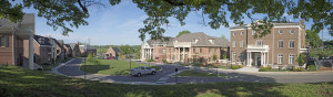 Sorority Village is home to 13 residential houses. 