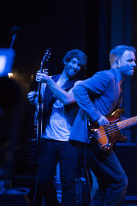 Michael Jenkins (guitar) and Justin Hoskins (bass)