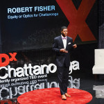 Fisher speaks at the TEDxUTChattanooga event in 2014