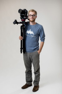 John Sellers, pictured with his camera equipment