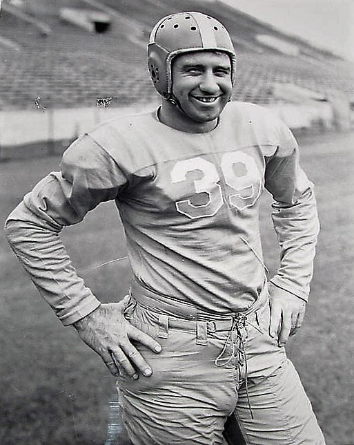 Archival photo of a Tennessee football player in 1938