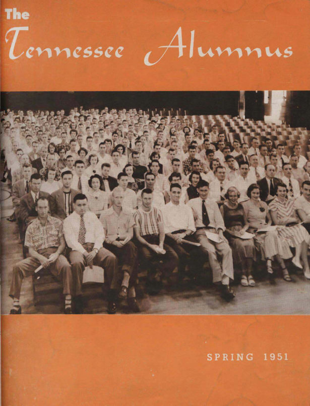 Spring 1951 cover featuring rows of seated men and women